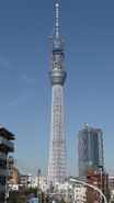 Tokyo Sky Tree under construction 20110319-1