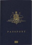 Australian Passport Rear