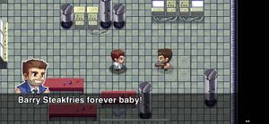 Barry returning to the present.