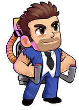 Barry in Jetpack Joyride 2