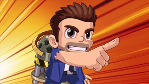 Barry in the animations