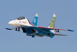 Su-27 low pass