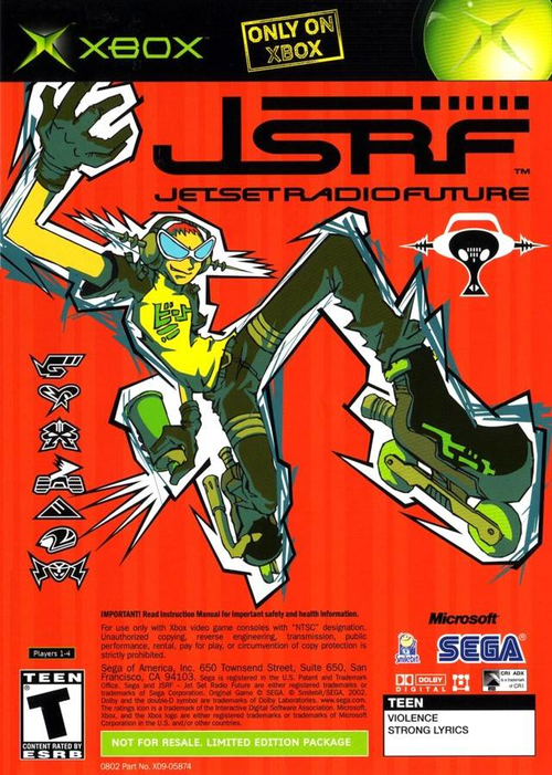 Jet set radio future backwards compatible xbox 360 cheap