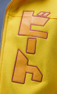 Up close of Beat's name on the jacket.