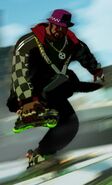Combo/JSR3 for his appearance in the upcoming Jet Set Radio game.