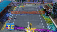 DJ Professor K's cameo on the Jet Set Radio tennis court in Sega Superstars Tennis.