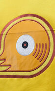 Up close of Beat's logo on the back.