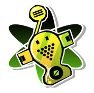 A Graffiti Soul in its Jet Set Radio design on a sticker in Sonic & All-Stars Racing Transformed.