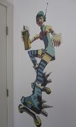 Larger Than Life Rhyth wall print.