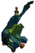 Soda/JSRF for his appearance in Jet Set Radio.
