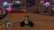 DJ Professor K's appearance on the Graffiti City racetrack.