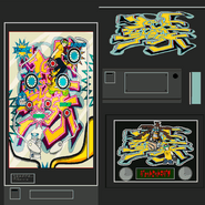DJ Professor K on the pinball machine's textures.