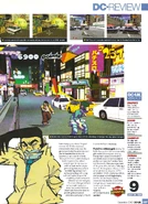 Another screenshot of Mew in Benten-cho during the Graffiti High mission featured in the DC-UK magazine's review of JSR.