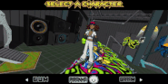 Piranha/Sugar's character select dance.