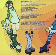 Back of the booklet that features Gum, Bis and a Noise Tank.