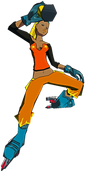 Boogie/JSRF for her appearance in Jet Set Radio Future.