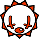 Mixture of clown and sun.png (6 KB) Mixture of clown and sun (No. 021)