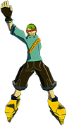 Yoyo/JSRF for his appearance in Jet Set Radio Future.