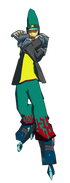 Corn/JSRF for his appearance in Jet Set Radio Future.