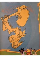 Solid color of Beat's artwork from the perfect guide in the Jet Grind Radio: Sybex's Official Strategies & Secrets guidebook.