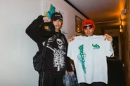 JSR 25th Event 19.jpg (76 KB) Fans showing off their Brain Dead Studios merch.