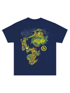 Hidden Beat blue shirt.