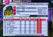Combo's profile in ESPN NFL Football.