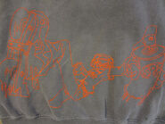 E3 Hooded Sweatshirt back.