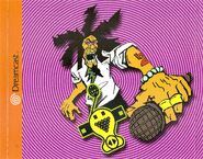 DJ K on the inlay of the SA-DC release of Jet Grind Radio.