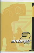 Intro page for the "Story" chapter, featuring silhouettes of Combo and Yo-Yo.