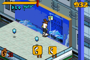 DJ Professor K's maximum health, cans held, and starting graffiti challenge.