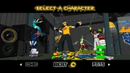 Beat dancing in the garage in Jet Set Radio.