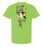 LRG shirt featuring Beat, Gum, Captain Onishima, and the police.