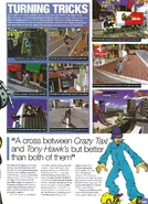 DC-UK JSR review as it includes screenshots of Beat, Gum Cube, Garam, and artwork of Corn/Tab.