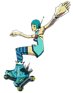 Rhyth in Jet Set Radio Future.