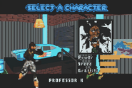 DJ Professor K's "appearance" in the GBA version of the garage.