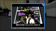 DJ Professor K's cameo in the Hi-sCoool! SeHa Girls episode, "Broken Jet Set Radio".