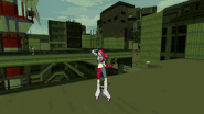 Love Shockers' idle dance in JSRF.