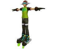 Beat's model for Sonic & Sega All-Stars Racing.