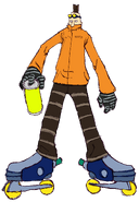 Slate/JSR for his appearance in Jet Set Radio.