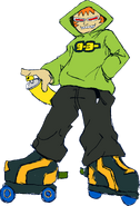 Yo-Yo/JSR for his appearance in Jet Set Radio.
