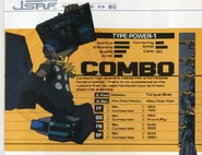 Combo's translated profile in the Jet Set Radio Future Perfect Guidebook.