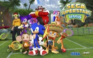 Beat on the banner art for Sega Superstars Tennis.