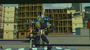 Zero Beat's finishing pose after their dance.