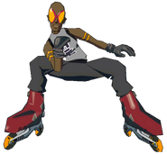 Garam/JSRF for his appearance in Jet Set Radio Future.