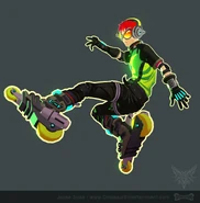 Beat's look for the rejected Jet Set Radio Evolution pitch.