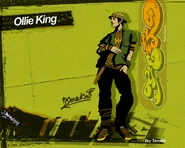 A wallpaper featuring Tez and his board design.