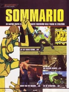 Evolution table of contents page which features a screenshot of Beat and art of Gum.