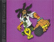 DJ K on the inlay of the NA-DC release of Jet Grind Radio.