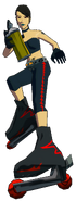 Cube/JSRF for her appearance in Jet Set Radio Future